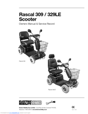 Electric Mobility Euro Limited Rascal 329le Manuals Manualslib