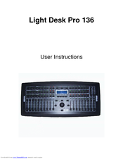 showtec light desk pro 136