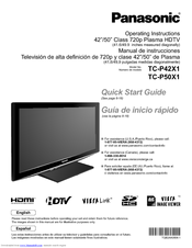 User Manual For Panasonic Viera Tc-vt50