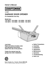Craftsman 139 18086 Manuals Manualslib