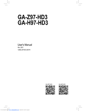 Gigabyte Ga H97 Hd3 Manuals Manualslib