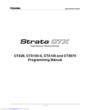 Toshiba Strata CTX670 Manuals | ManualsLib