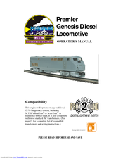 locomotive genesis premier diesel operator manual manualslib manuals
