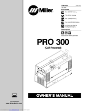 Miller Pro 300 Owner S Manual Pdf Download Manualslib