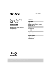 Sony BDP-S5200 Manuals | ManualsLib