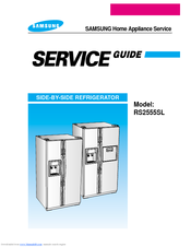 Removing The Refrigerator Doors Removing The Freezer Door Samsung Rs2555sl Xaa User Manual Page 19 32