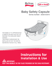 britax safe n sound baby carrier