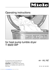 Miele Manual Dryer