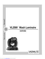 Vari lite VL2500 Spot Luminaire Manuals | ManualsLib