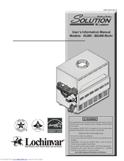 Lochinvar 260,000 Btu/hr Manuals | ManualsLib