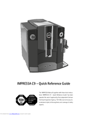 Jura IMPRESSA C9 Manuals | ManualsLib