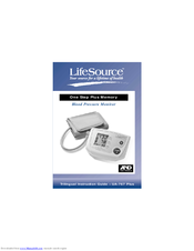 Lifesource UA-767 Plus Manuals | ManualsLib