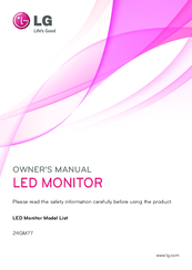 Lg 24GM77 Manuals | ManualsLib