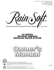 Rainsoft UF50T-CBVOC Manuals | ManualsLib