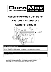 Duromax XP8500E Manuals | ManualsLib