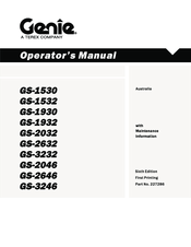 Genie GS-3246 Manuals | ManualsLib