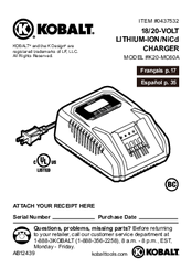 Kobalt K20-MC60A Manuals | ManualsLib