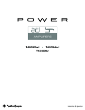 Rockford fosgate T400X4ad Manuals | ManualsLib