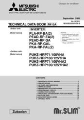 Mitsubishi electric PEAD-RP71EA Manuals | ManualsLib