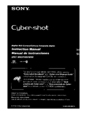 Sony Cyber Shot Dsc W80 Instruction Manual Pdf Download Manualslib