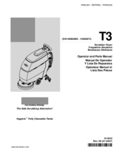 Tennant T3 Manuals | ManualsLib
