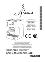 Saeco Aroma Manuals Manualslib