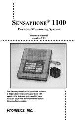 Phonetics SENSAPHONE 1100 Manuals | ManualsLib