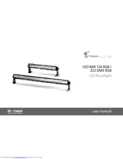 Thomann Stairville Led Bar 252 Dmx Rgb Manuals Manualslib