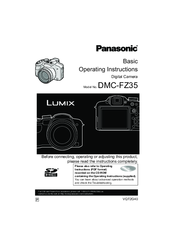 Panasonic Lumix DMC-FZ35 Manuals | ManualsLib