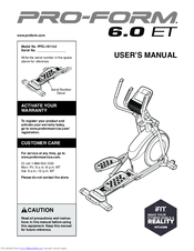 Proform 6.0 Et Elliptical