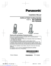 Panasonic KX-TGEA20 Manuals | ManualsLib
