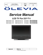 Olevia 237t Service Manual Pdf Download Manualslib
