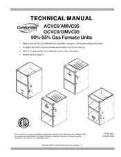 Goodman ComfortNet AMVC950704CXAA Manuals | ManualsLib