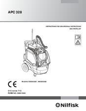 Nilfisk-advance APC 328 Manuals | ManualsLib