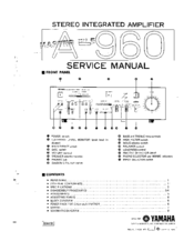 Yamaha A-960 Manuals | ManualsLib