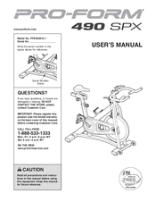 proform 490 spx