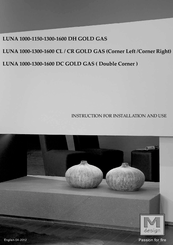 M Design Luna 1600 Dh Gold Gas Manuals Manualslib
