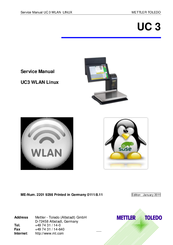 Mettler toledo UC 3 Manuals | ManualsLib