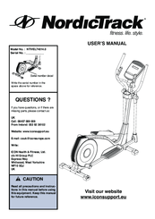 Nordictrack NTIVEL74014.0 Manuals | ManualsLib