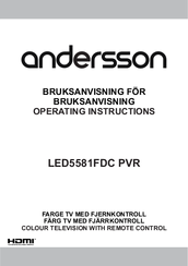 Andersson led55510fhd pvr manual