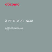 Sony Docomo Xperia Z1 So 01f Manuals Manualslib