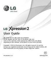 Lg Xpression 2 User Manual Pdf