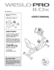 weslo pro 11.0 x