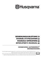 Husqvarna automower 320 manual