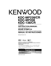 Kenwood KDC-MP208 - Radio / CD Manuals | ManualsLib