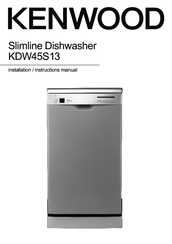 kenwood slimline dishwasher black