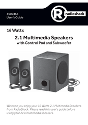 radioshack 2.1 multimedia speakers