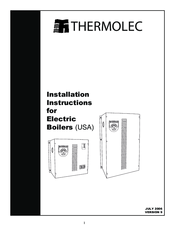 Electric Boiler Dual Energy Series Installation Illustration B Thermolec Standard Boiler User Manual Page 19 21