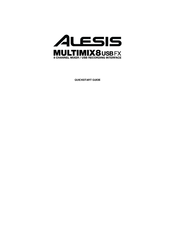 Alesis MULTIMIX 8 USB FX Manuals | ManualsLib