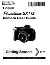 Canon powershot sx120 is manual